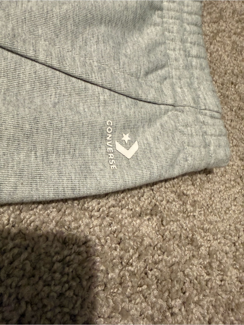 Converse Gray Sweat skirt with White Logo Accent
